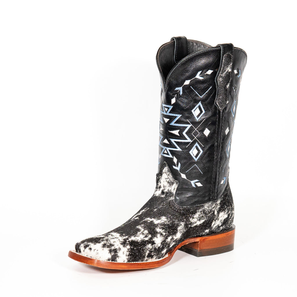 1000 Pelo Negro-Blanco Cuero