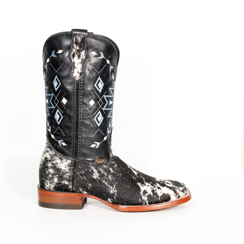 1000 Pelo Negro-Blanco Cuero