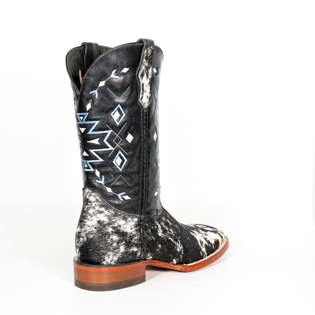 1000 Pelo Negro-Blanco Cuero