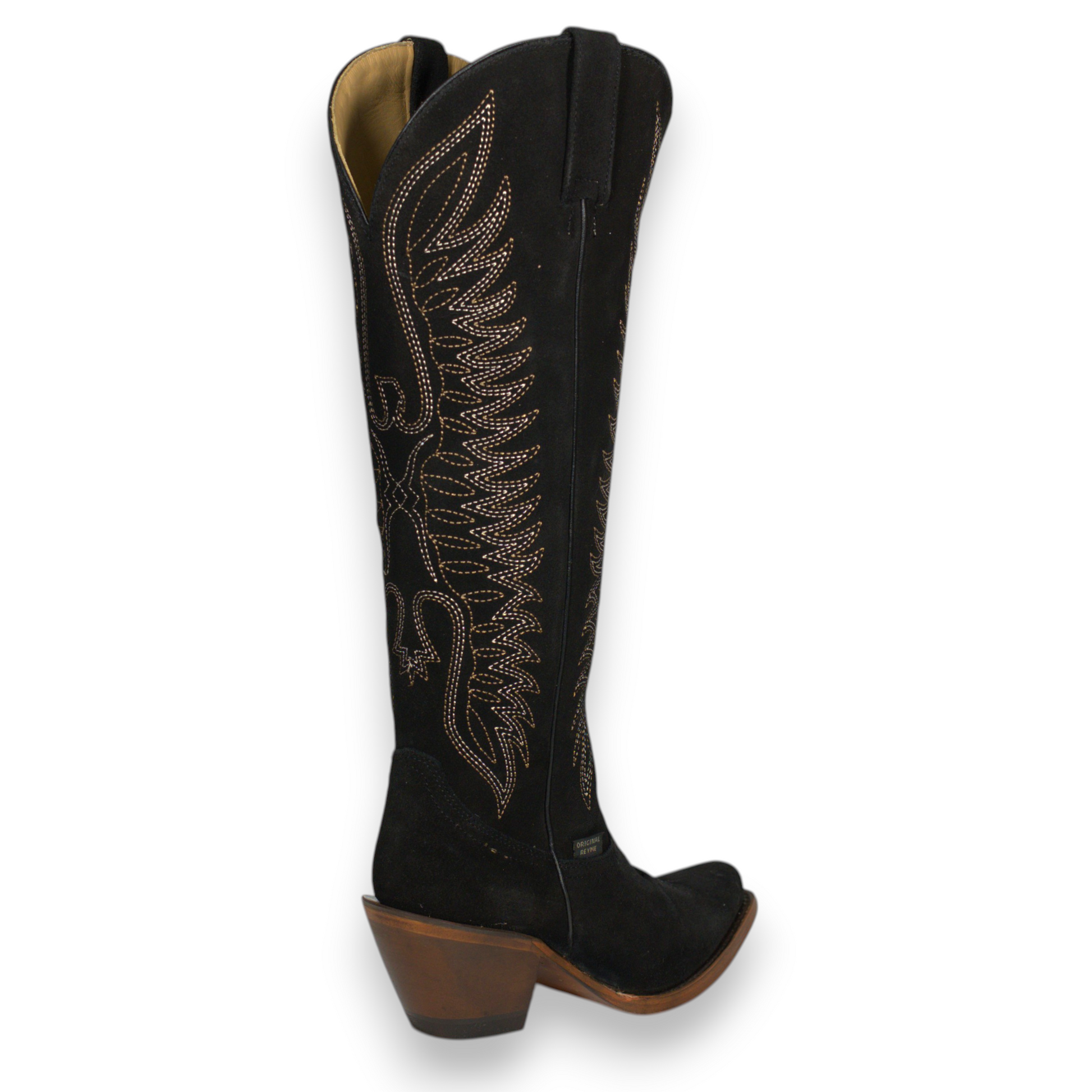 858 Gamuza Negro Cuero