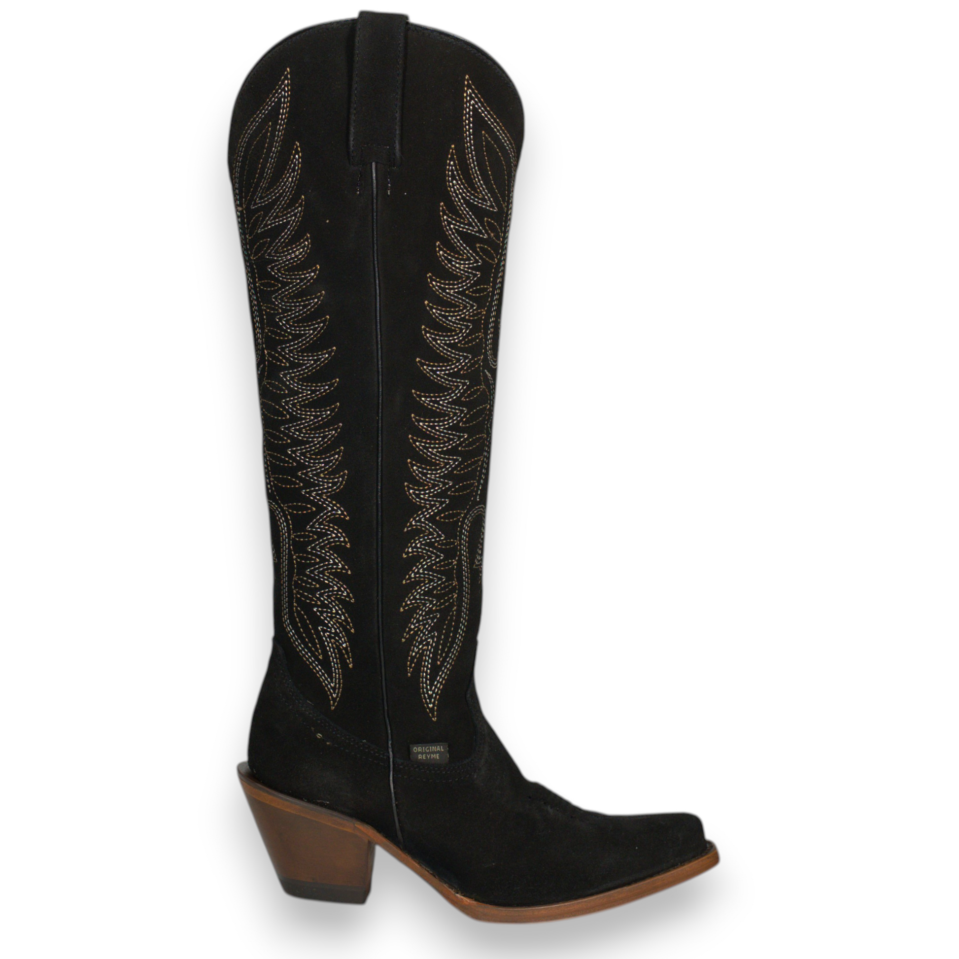 858 Gamuza Negro Cuero