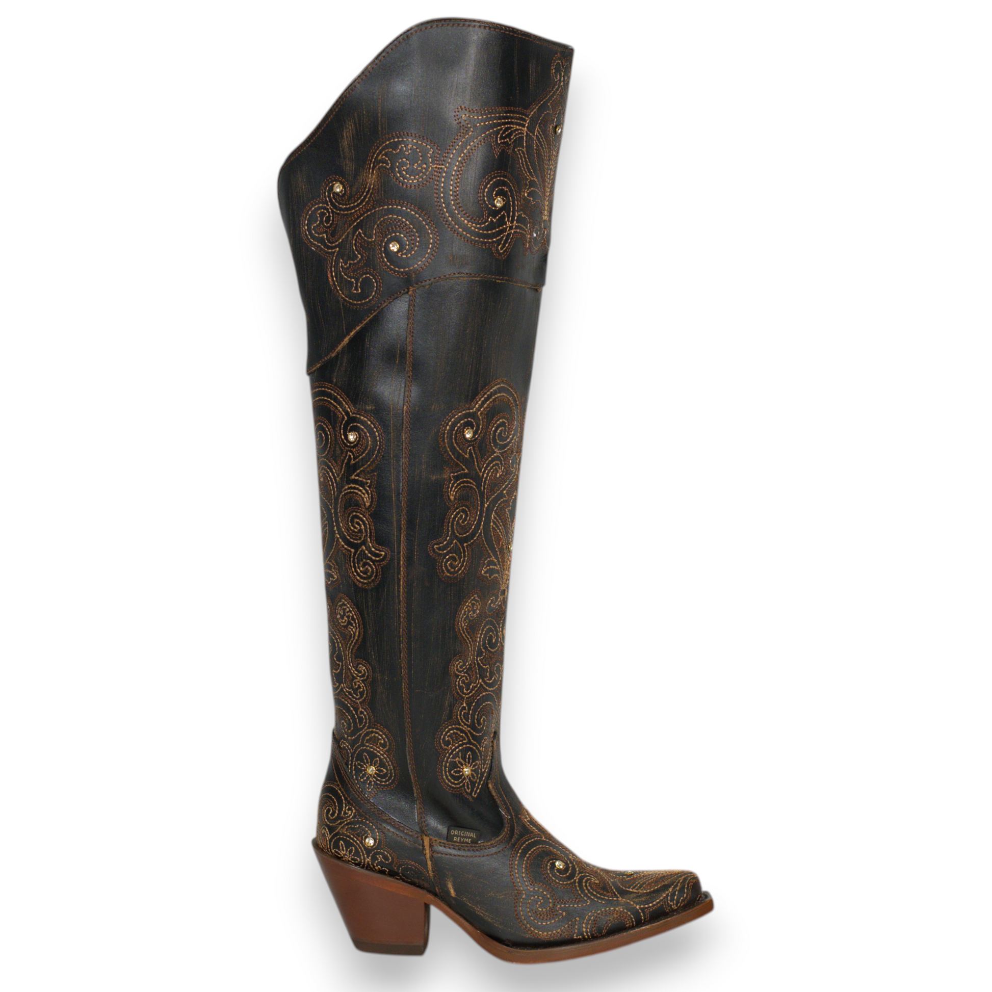 857-BR Lince Naranja Cuero