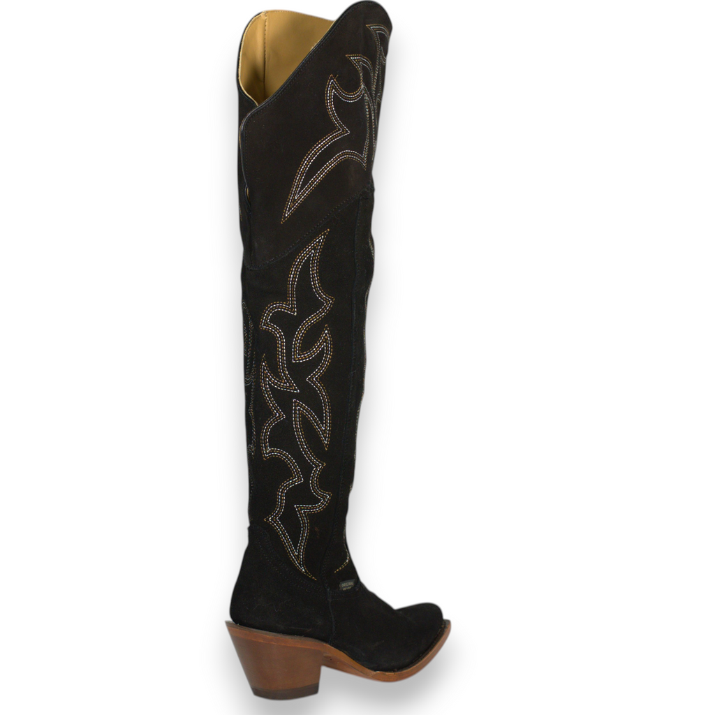 857 Gamuza Negro Cuero