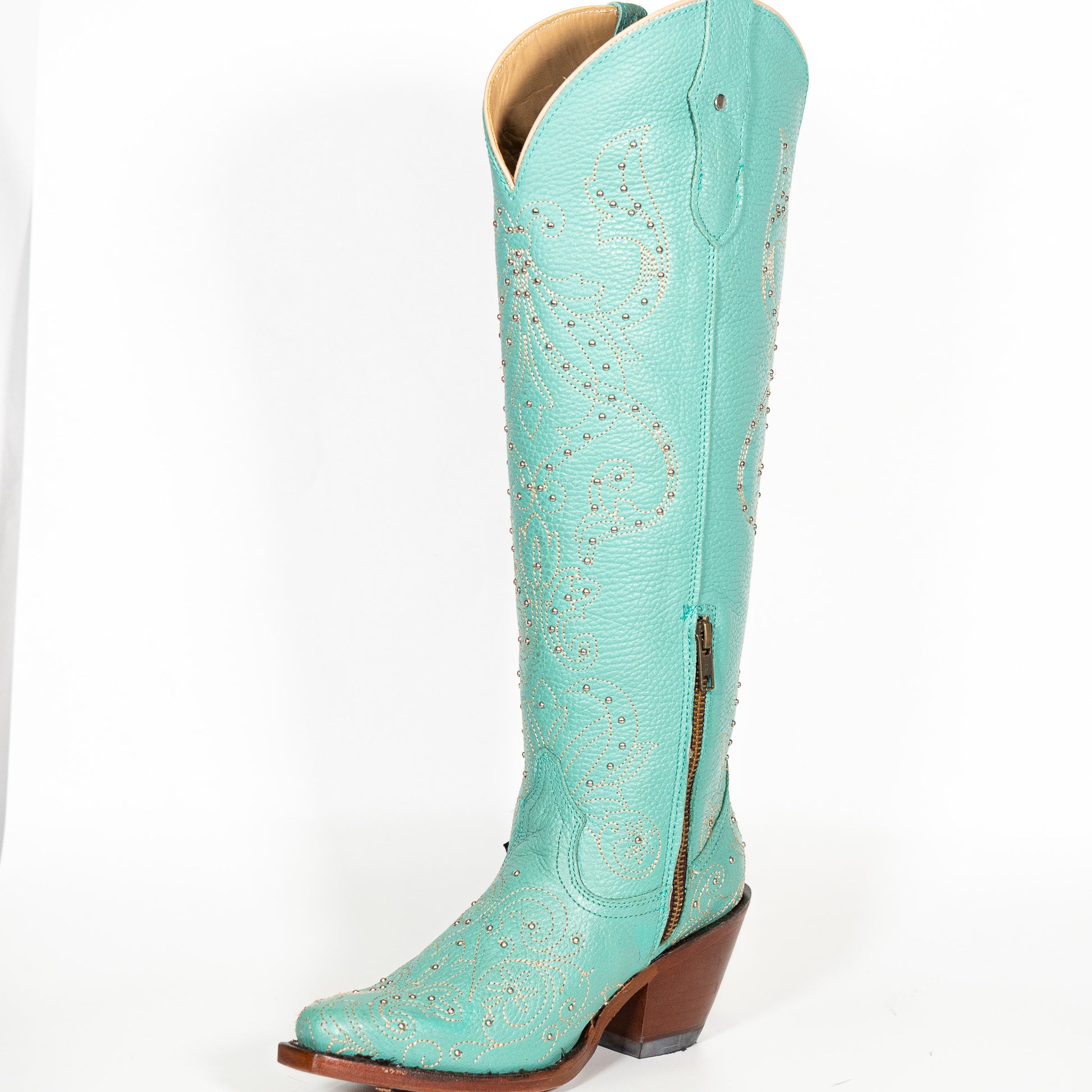 858 BR Sharp Turqueza Cuero