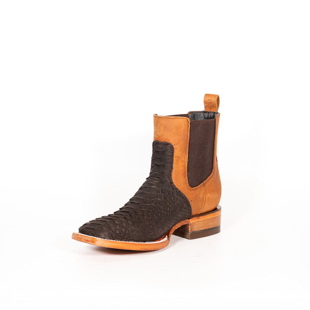610 Botin Python Cafe Exotico Cuero