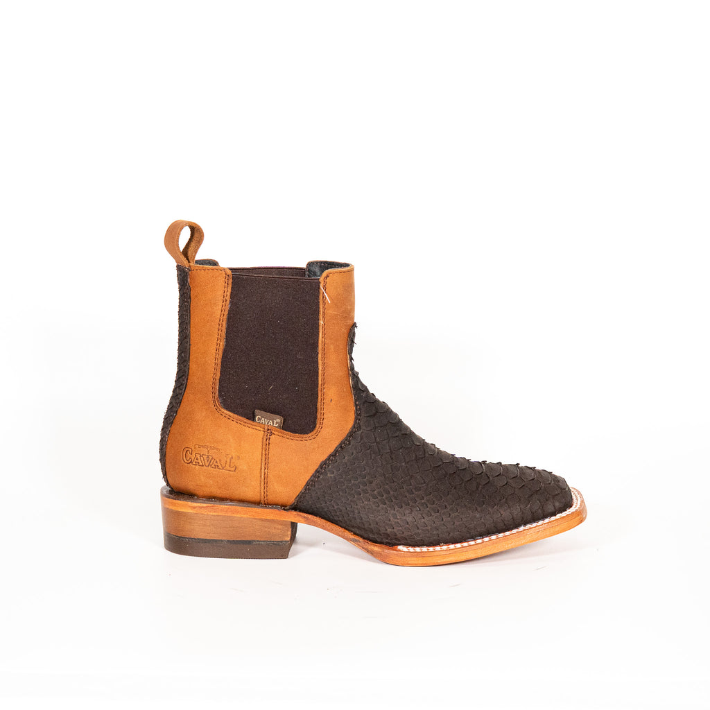 610 Botin Python Cafe Exotico Cuero