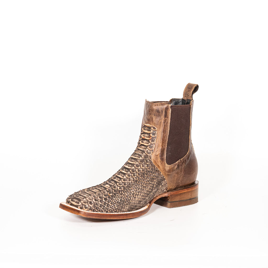 910 Botin Python Orix Exotico Cuero