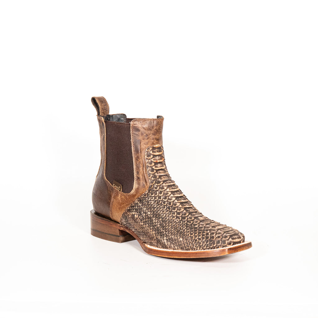 910 Botin Python Orix Exotico Cuero