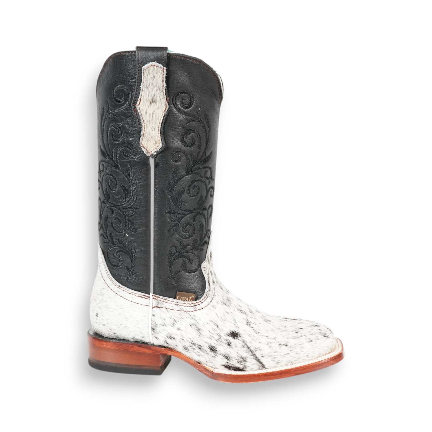 705 Pelo Negro-Blanco Cuero