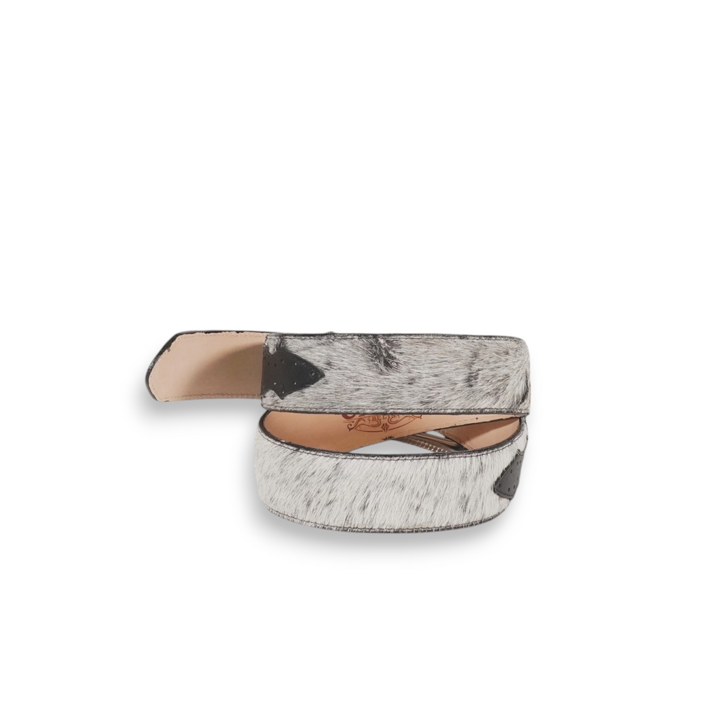 Cinto Pelo Negro-Blanco