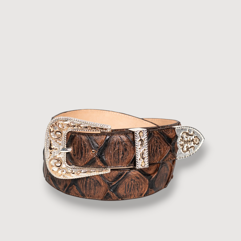 Cinto Pescado Cafe Grabado